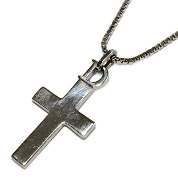 Auth DIOR/ChristianDior Silver Hardware Necklace - Picture 1 of 4
